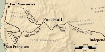 Harta e fort vankuver