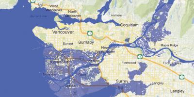 Harta e përmbytjes vancouver