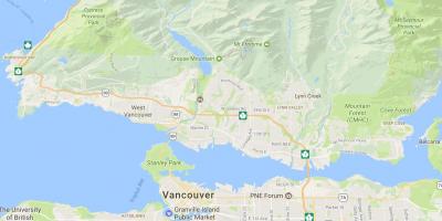 Vancouver island malet hartë