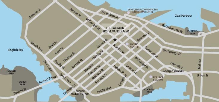 Harta e drejtime vancouver