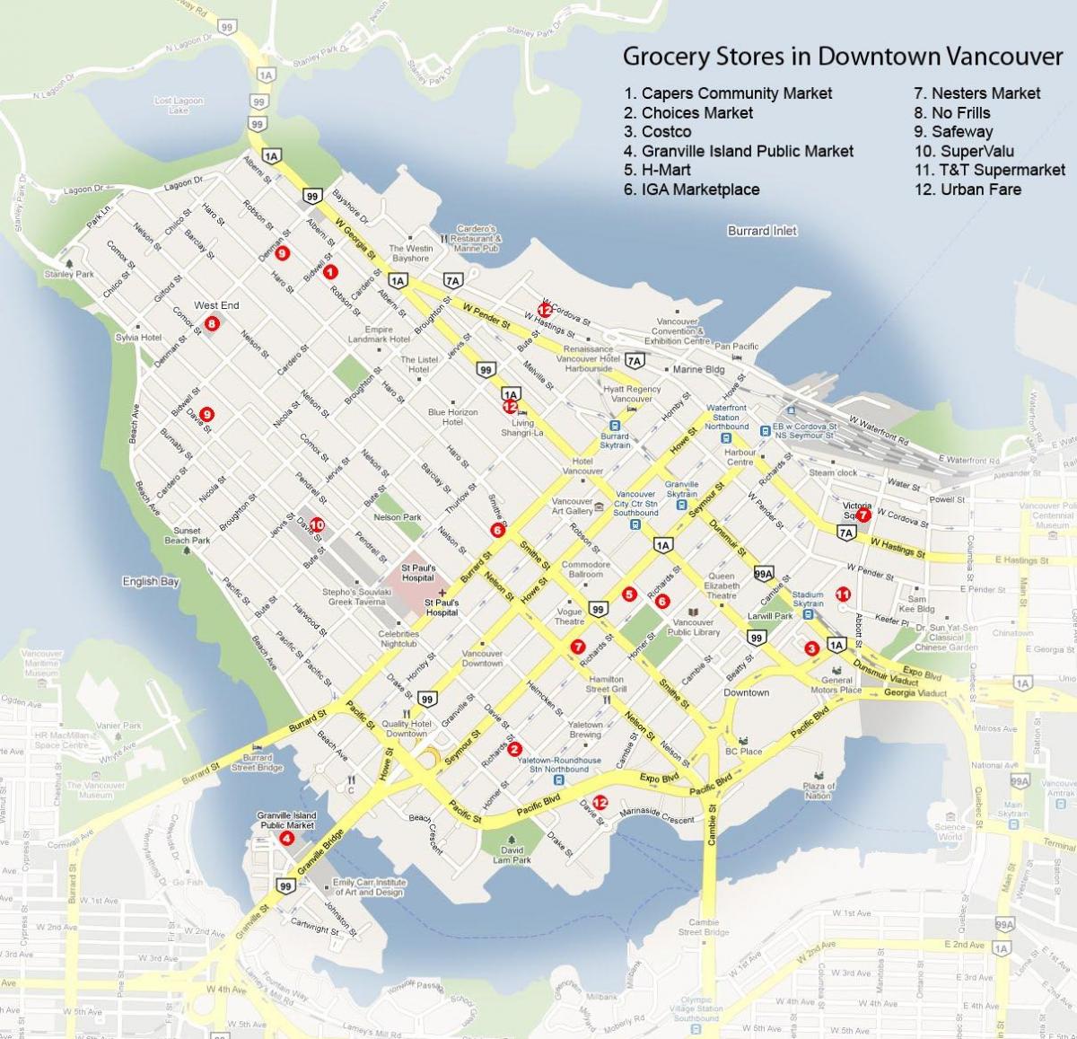 Harta e ruajtur vancouver