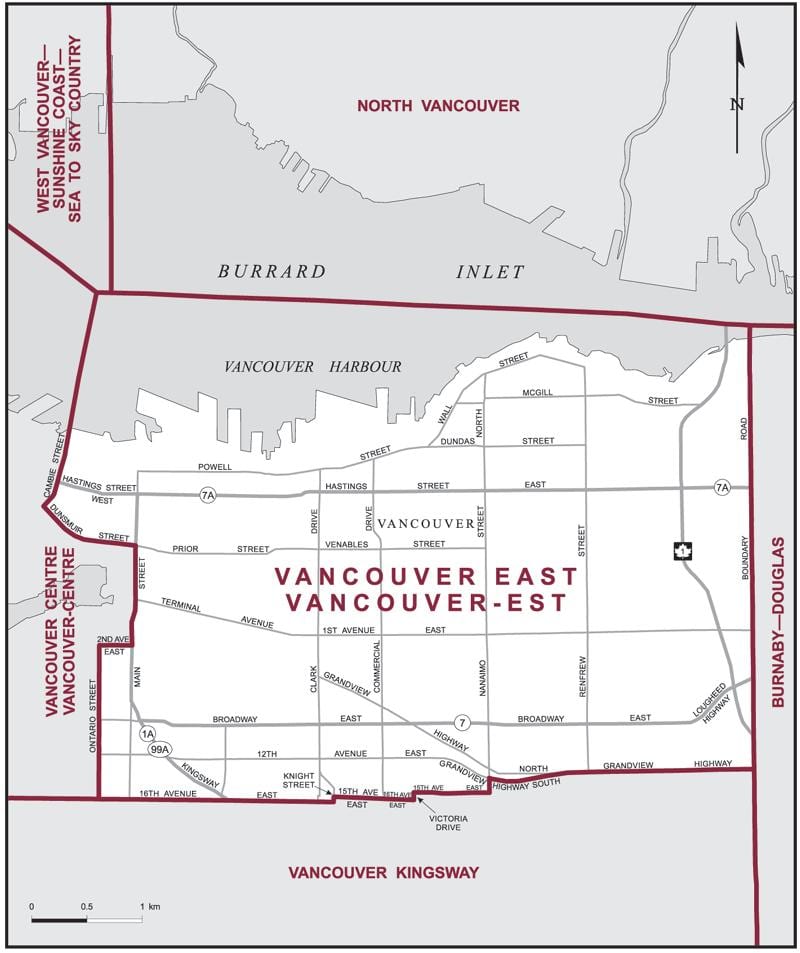 Harta e lindjes vancouver 