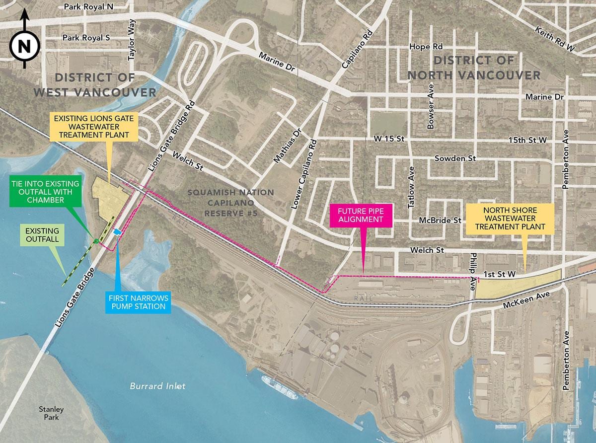 Harta e perëndimit vancouver gis