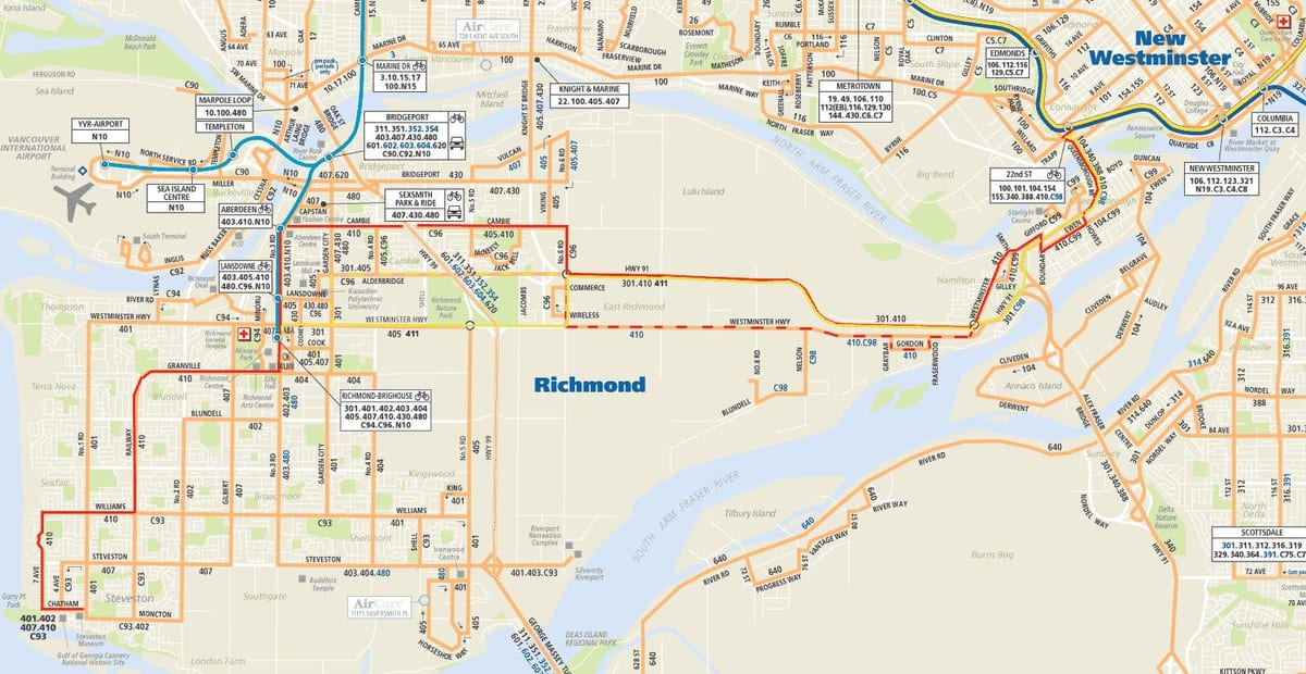Harta e veriut vancouver autobus