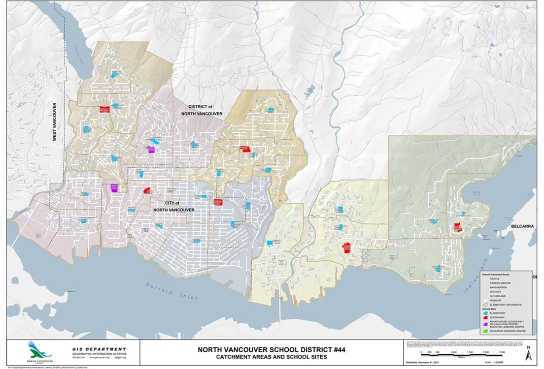 Harta e veriut vancouver school
