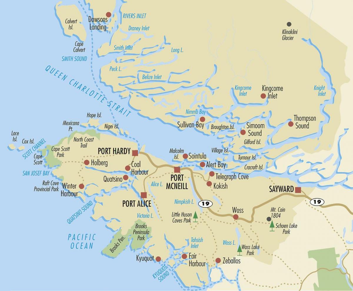 Harta e veriut vancouver island