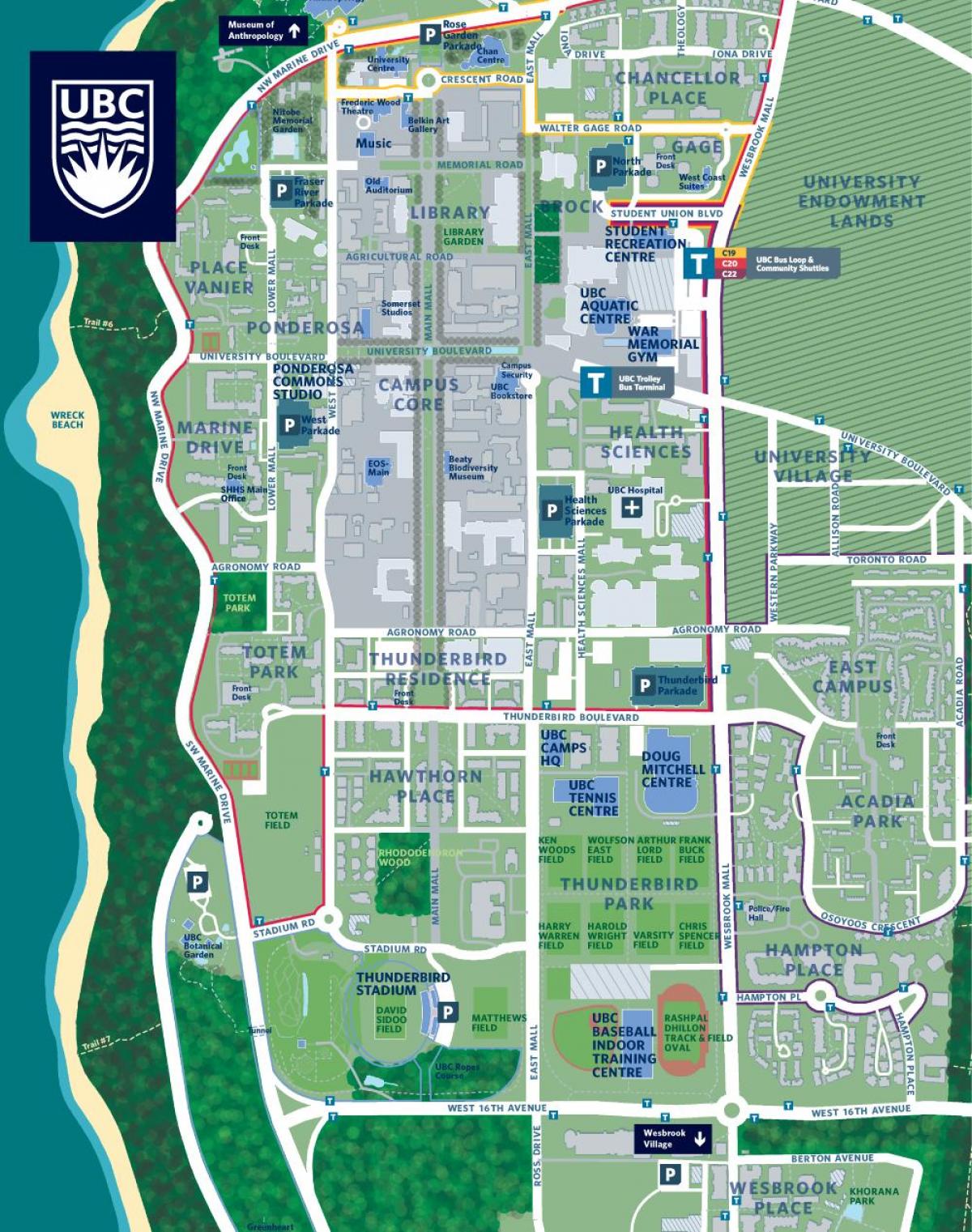 ubc vancouver kampus hartë