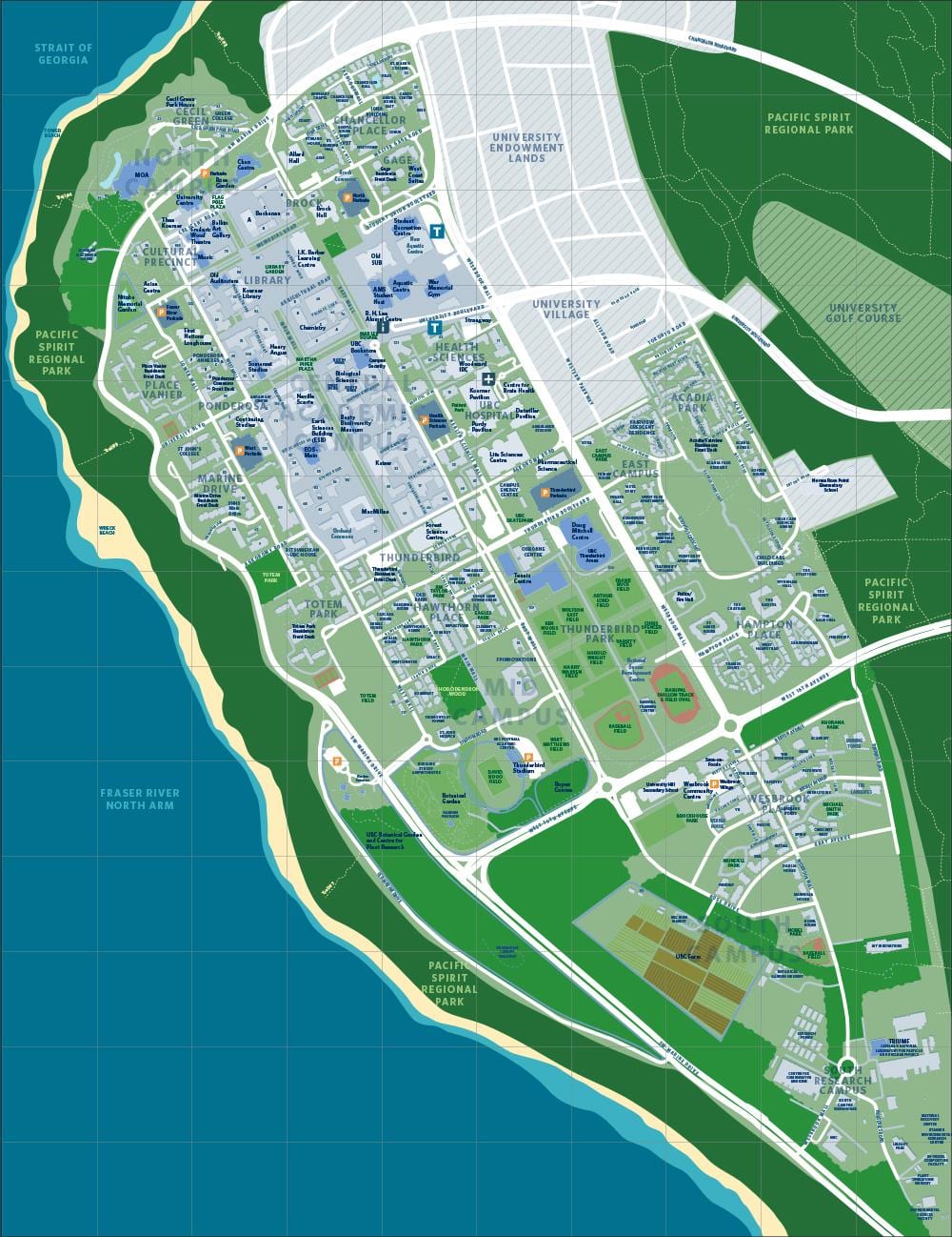 Harta e ubc vancouver