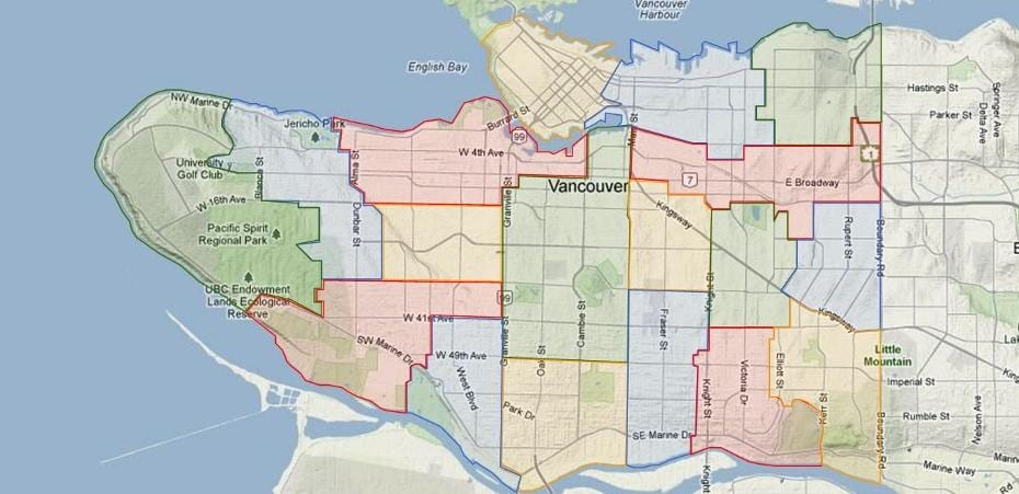 vancouver të shkollës asaj harte