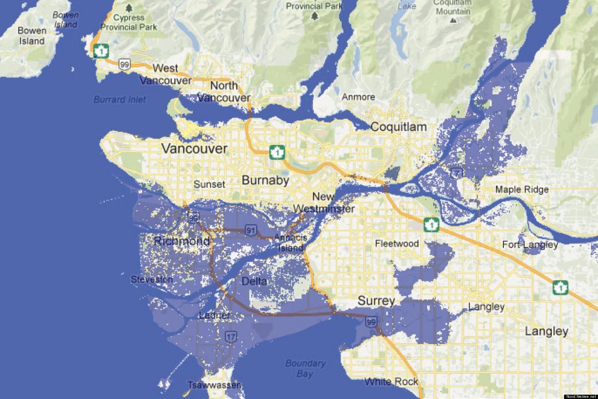 Harta e përmbytjes vancouver