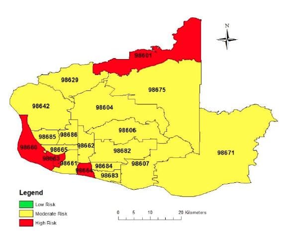 british columbia kodin e zonës hartë