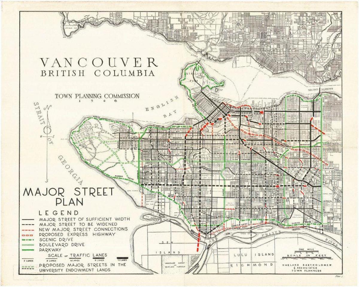Harta e vintage vancouver