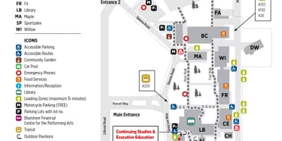 Harta e capilano universitetit