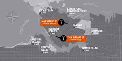 Harta e ciklit dhe udhëzues vancouver island