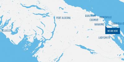 Harta e coombs vancouver island 