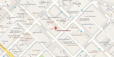Harta e gastown vancouver bc