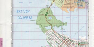 Harta e veriut vancouver rrugë