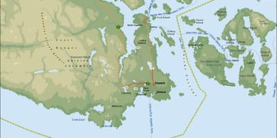 Harta e saanich vancouver island
