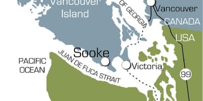Harta e sooke vancouver island