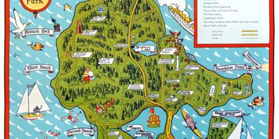 Harta e stanley park totem pol