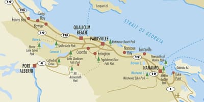Harta e thellë gjirin vancouver island