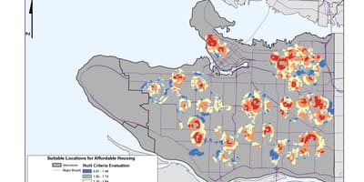 Qyteti i vancouver gis hartë