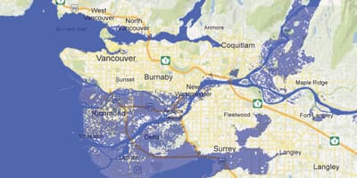 Harta e përmbytjes vancouver