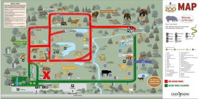 Harta e vankuver kopshtin zoologjik