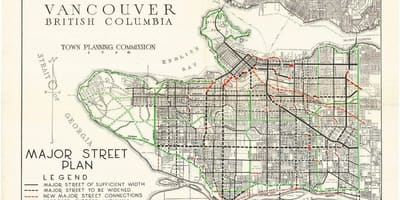 Harta e vintage vancouver